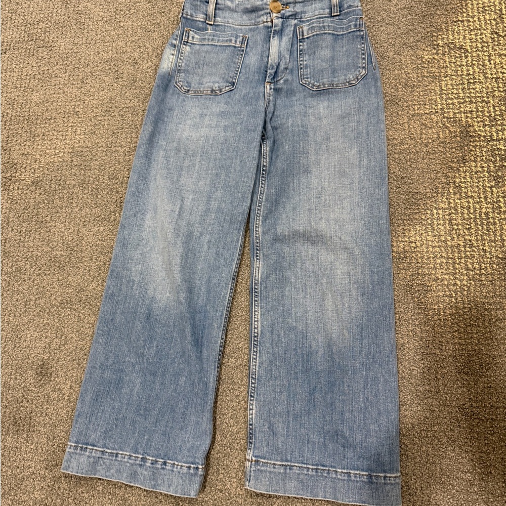 Maeve Light Blue Flare Jeans